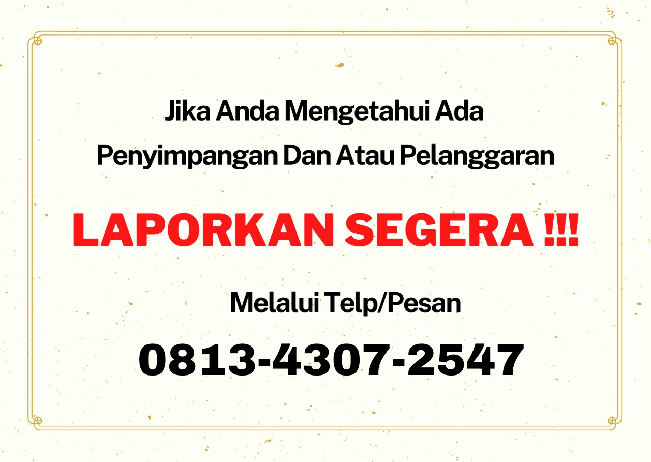 Laporkan 0853 9954 4694